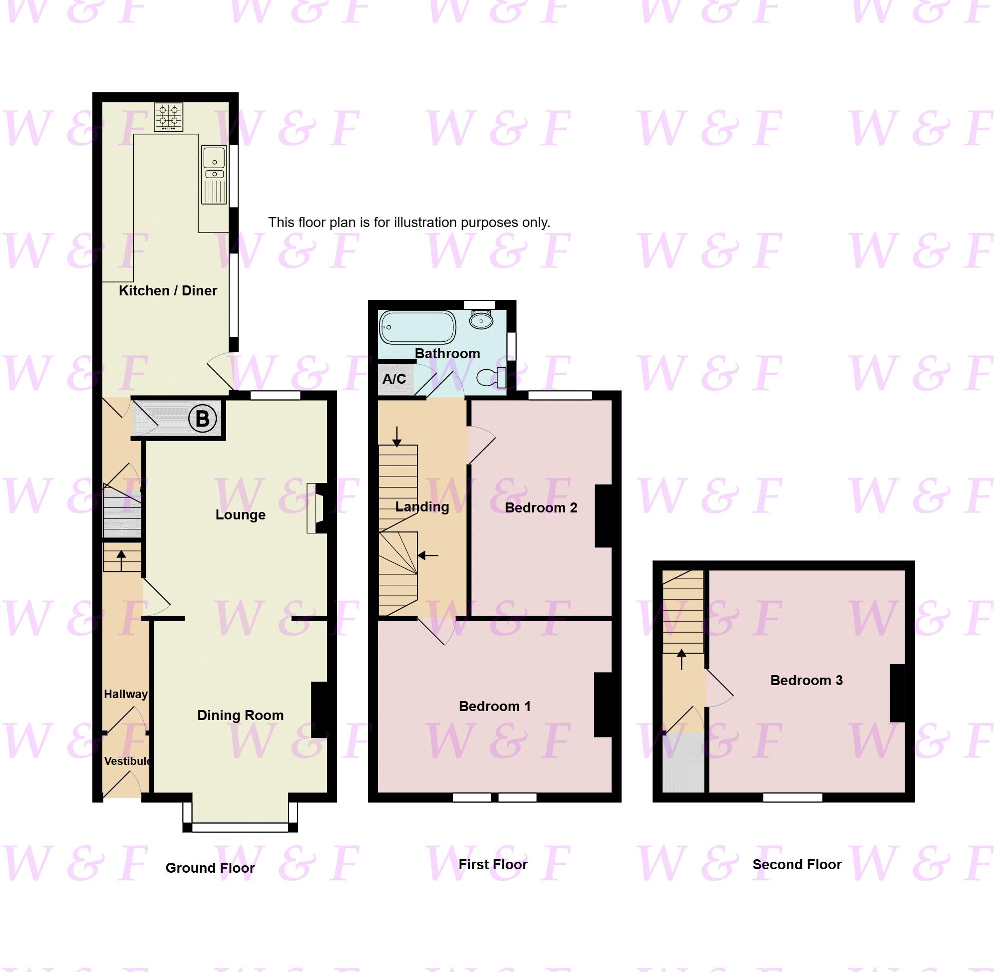 42, York Road, Birmingham floorplan