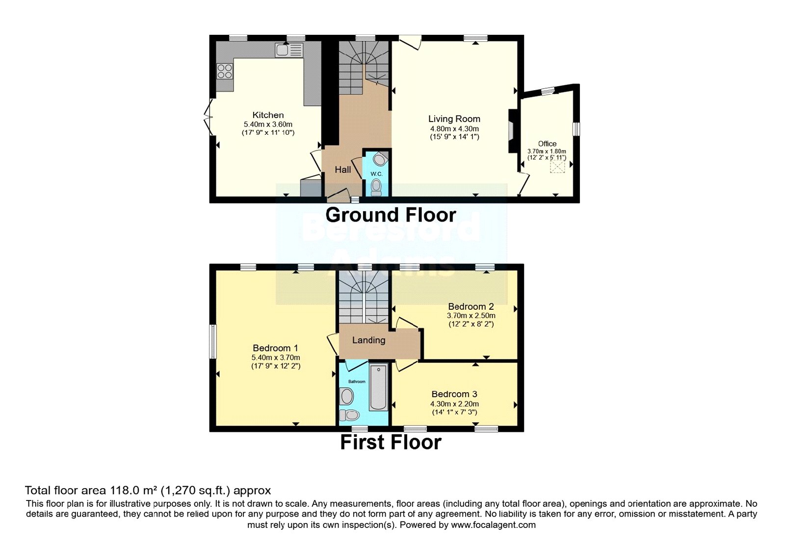 Min Y Nant,, Waunfawr, Gwynedd floorplan