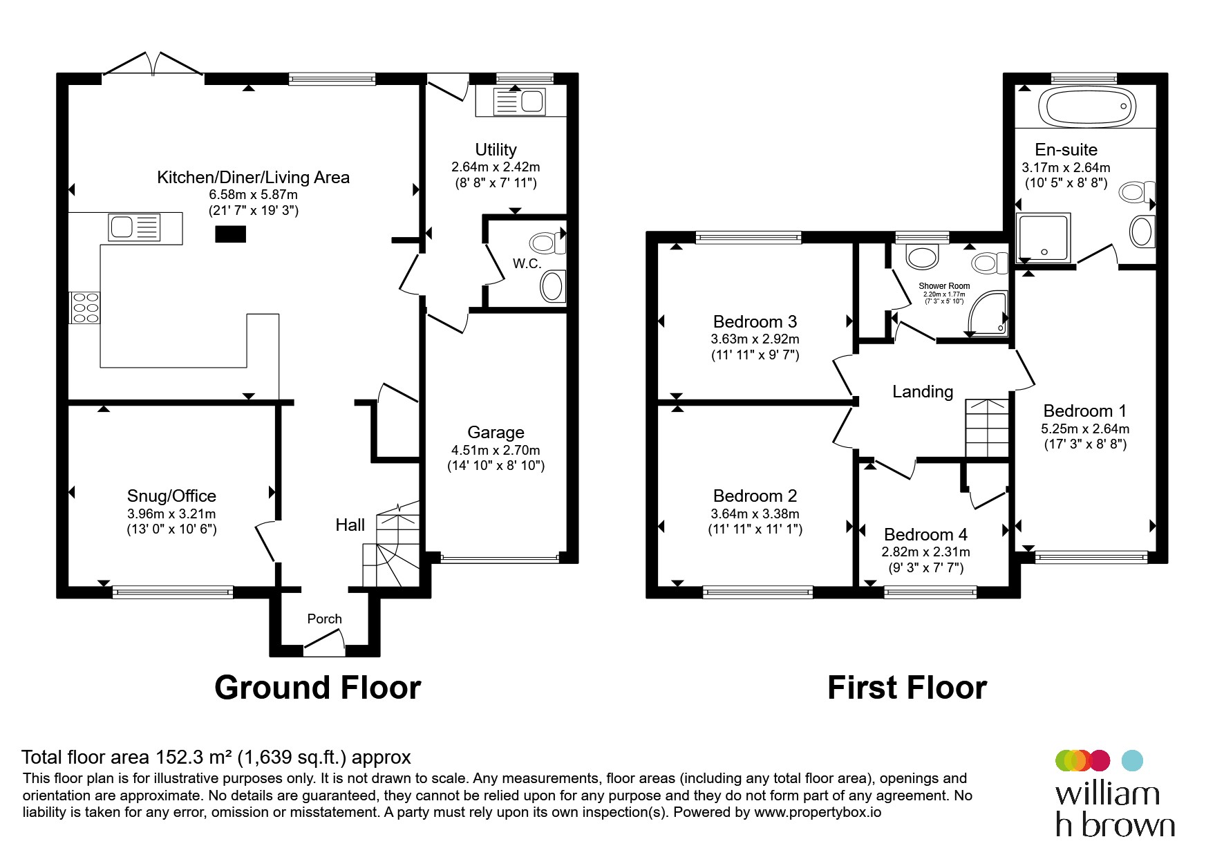 61, Willow Close, Sleaford floorplan