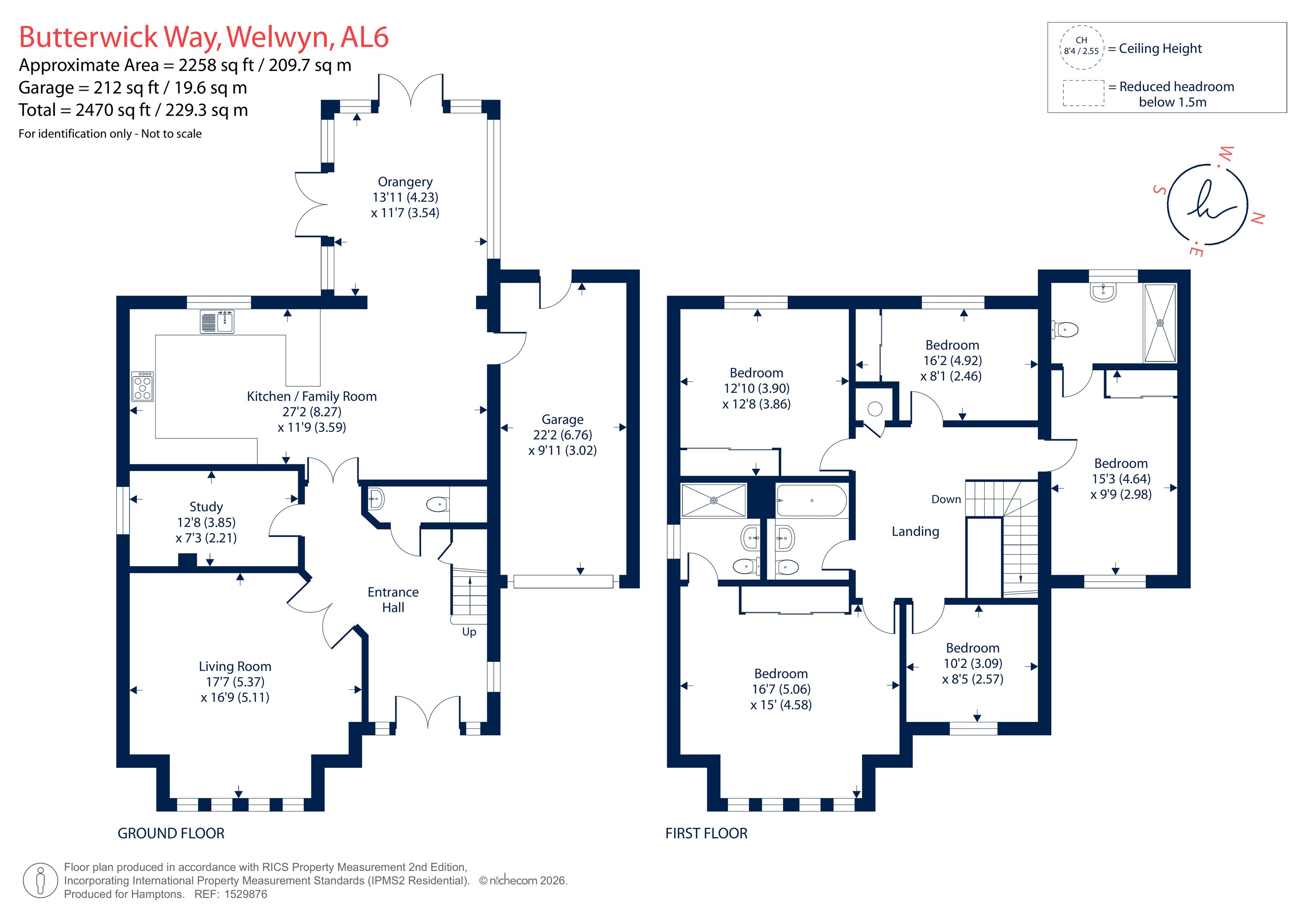 Butterwick Way, Welwyn floorplan