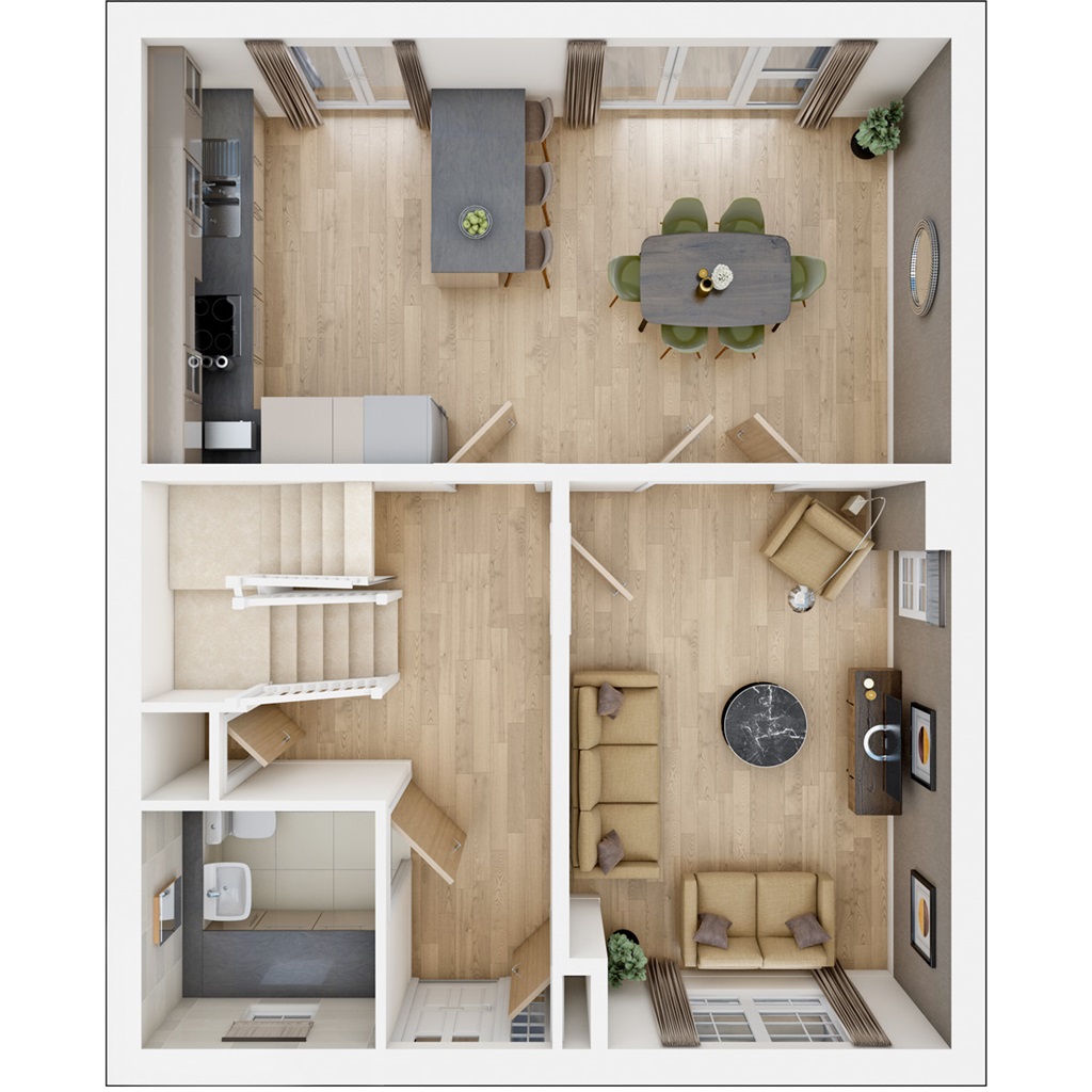 The Henford - Plot 10, Alresford Down, Sun Lane, New Alresford, Winchester floorplan