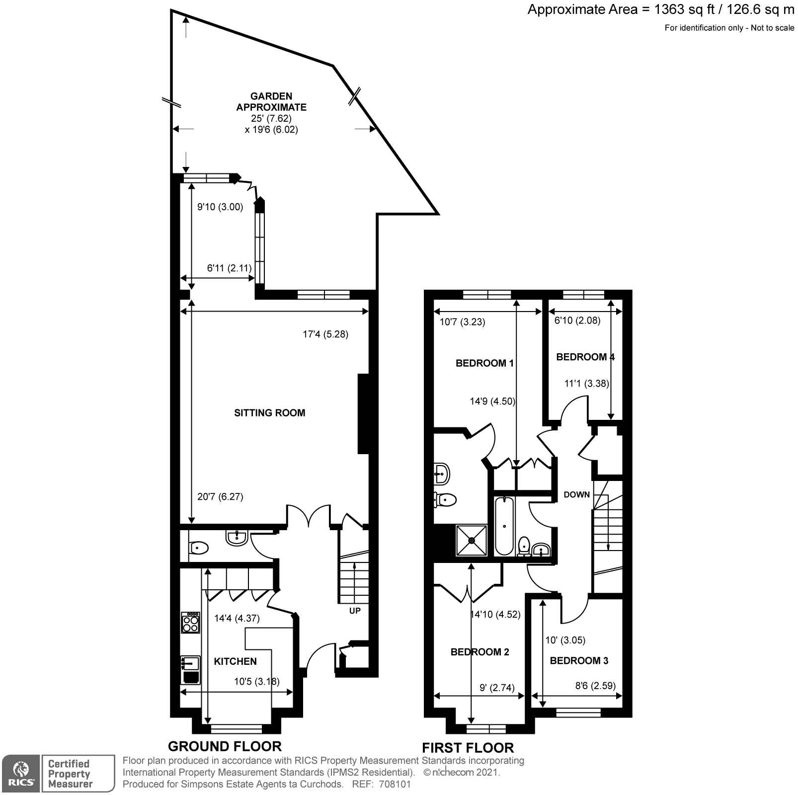 Saddlers Mews, St. Johns Road, Hampton Wick KT1, 4 bedroom detached
