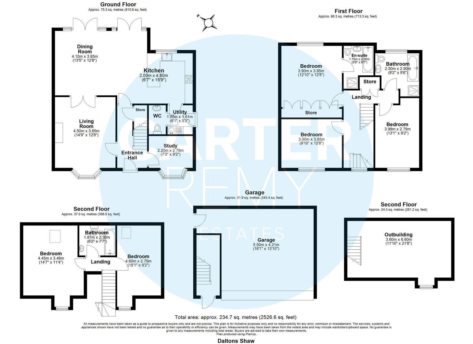 12, Daltons Shaw, Grays floorplan