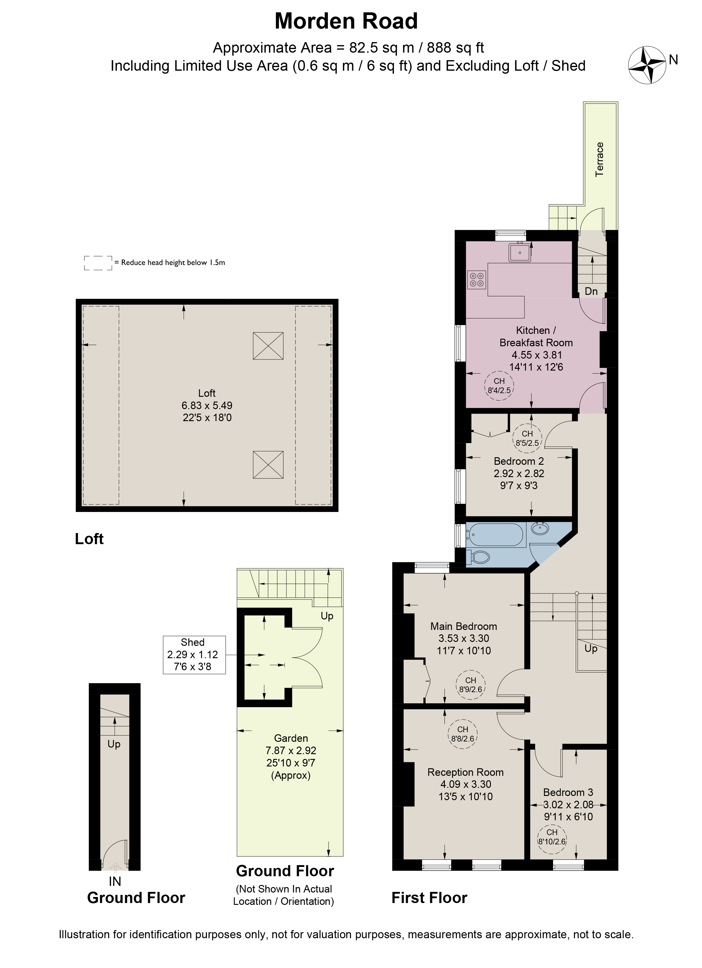 126A,, Morden Road, London floorplan