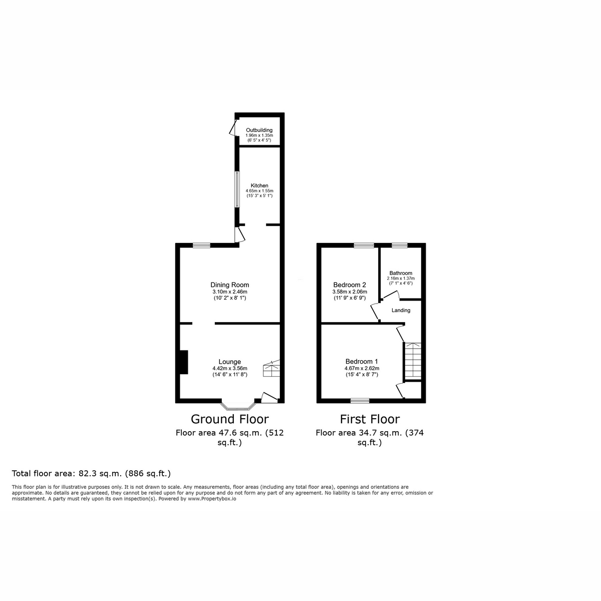 225, Queens Road, Nuneaton floorplan