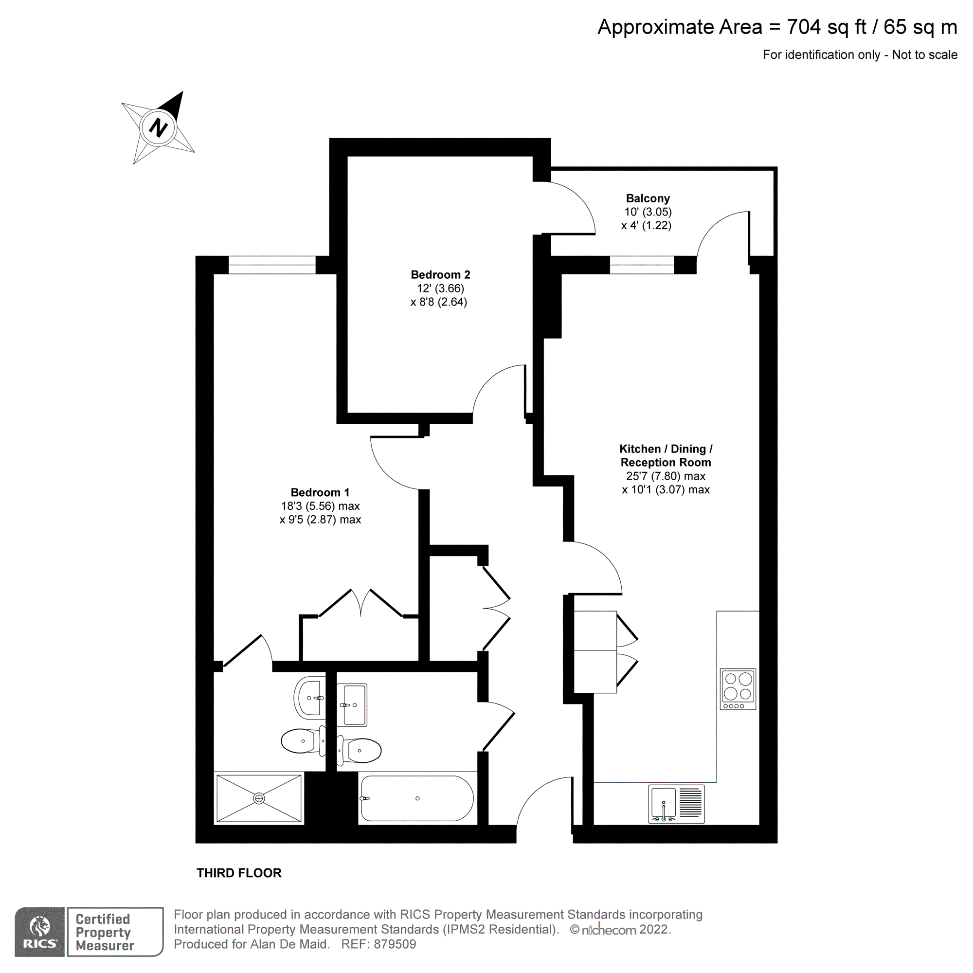 Homesdale Road, Bromley BR2, 2 bedroom flat for sale 62060965