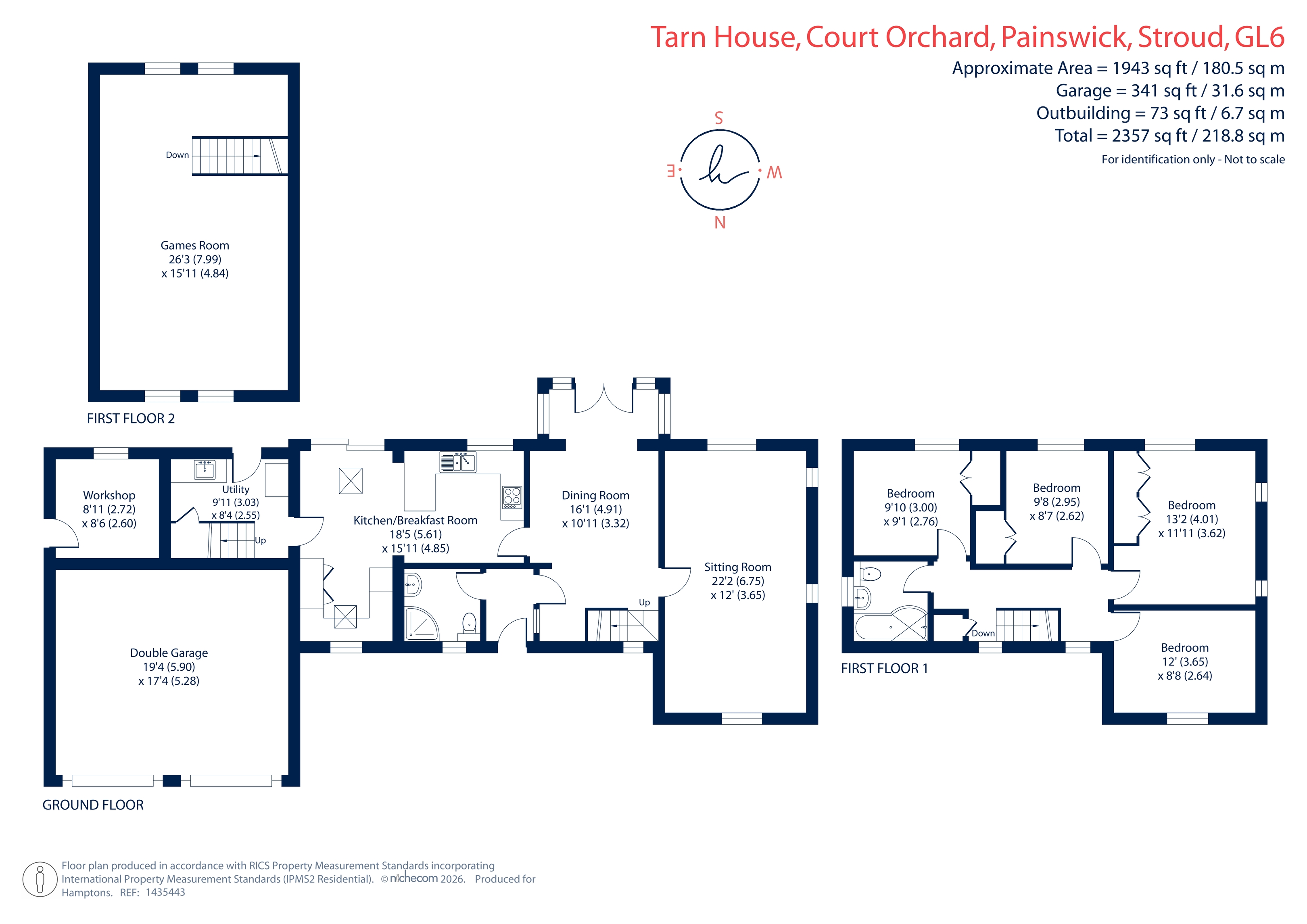 Tarn House, Court Orchard, Painswick, Stroud floorplan