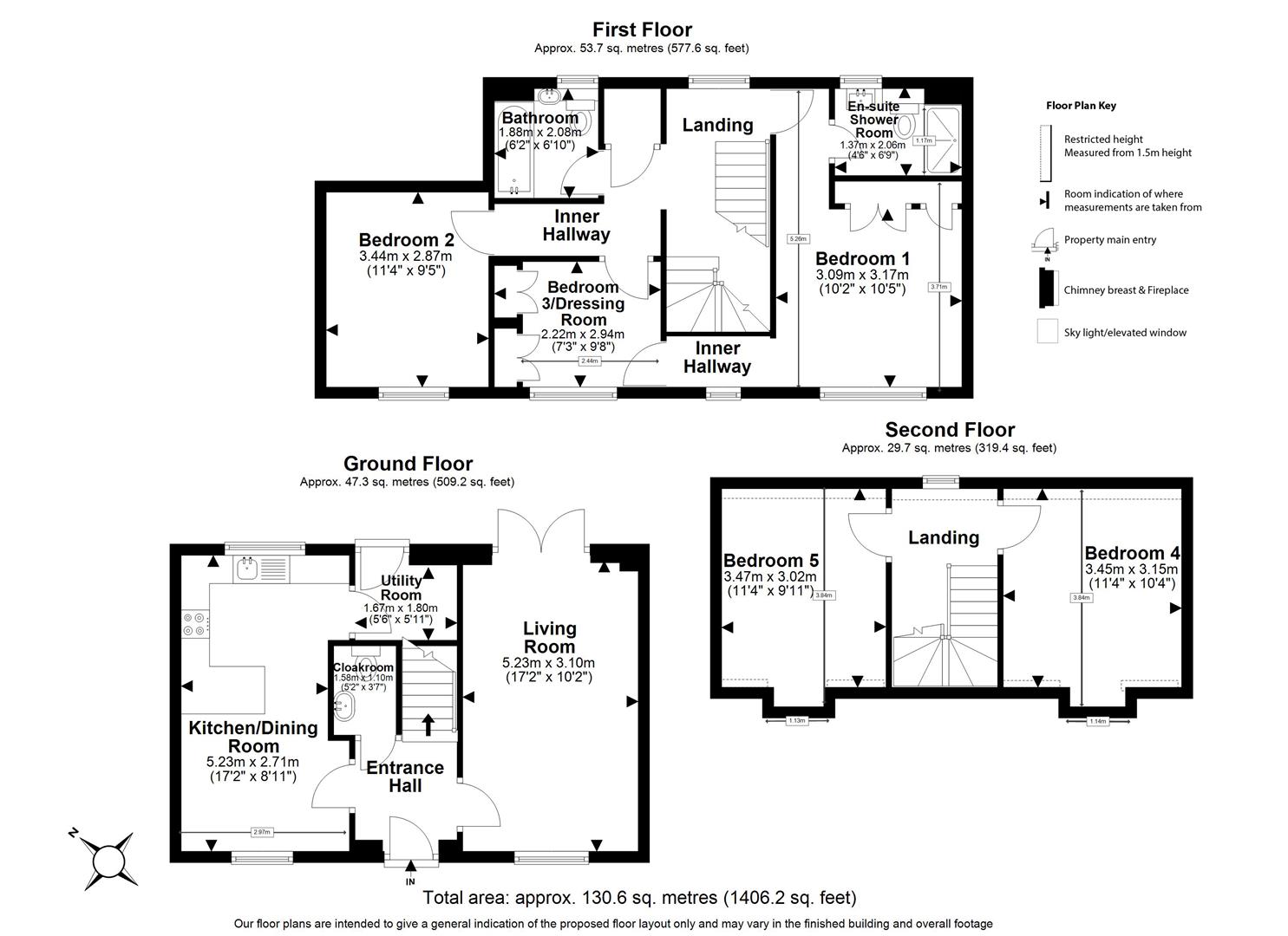 5, Park Side, Epping floorplan