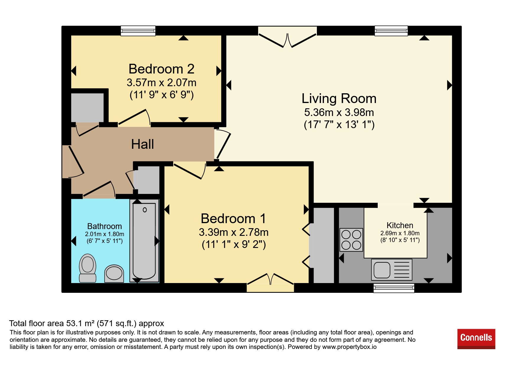 50, Alnesbourn Crescent, Ipswich floorplan
