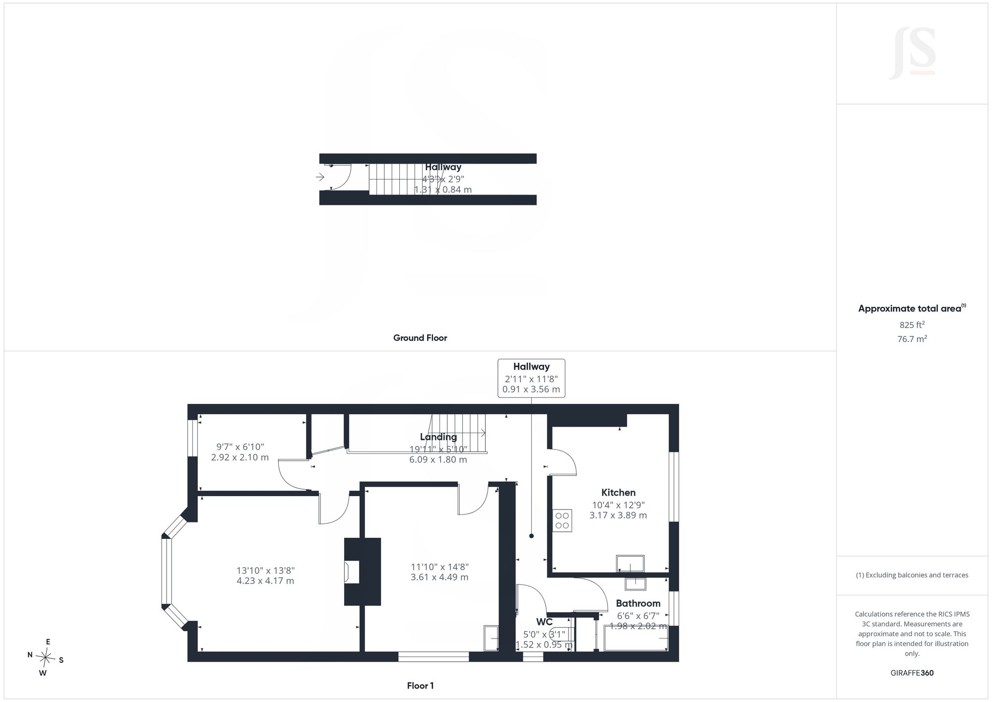 Flat 2, 24 Church Walk, Worthing floorplan