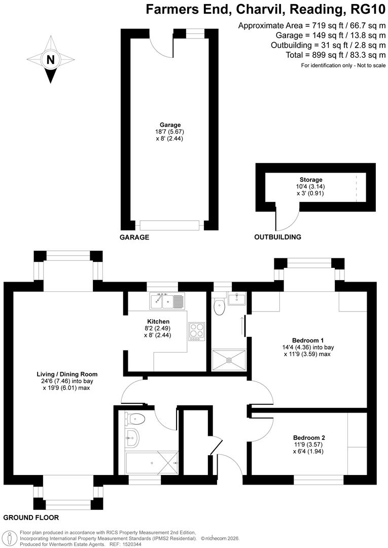 12, Farmers End, Charvil floorplan