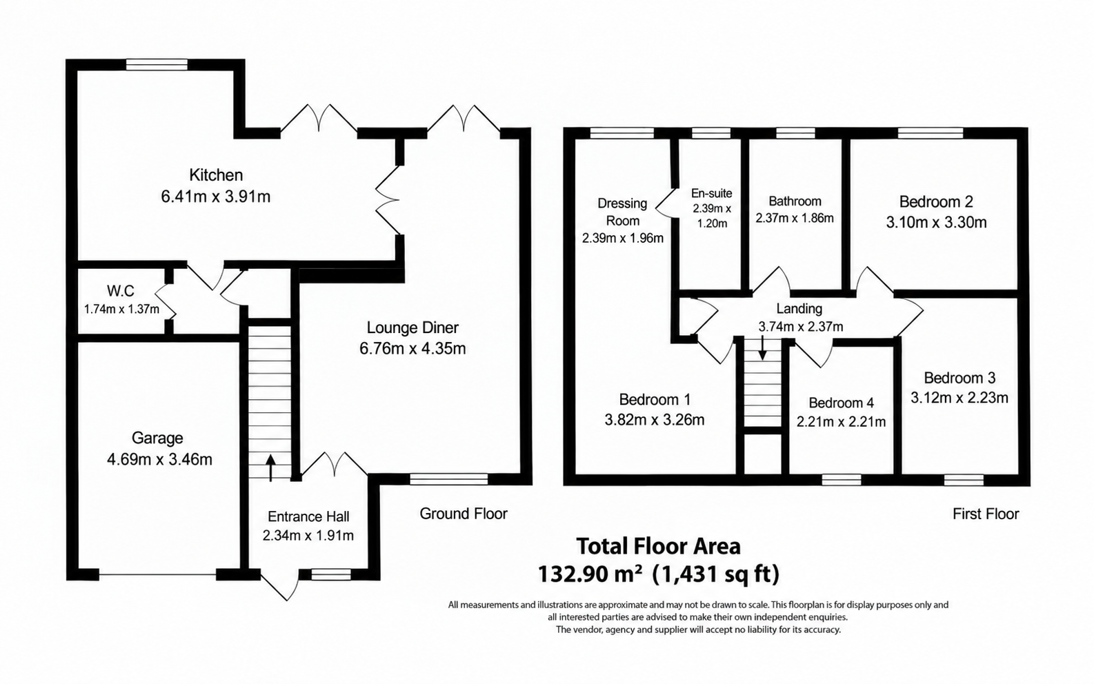 Oriel Drive, Leicester floorplan