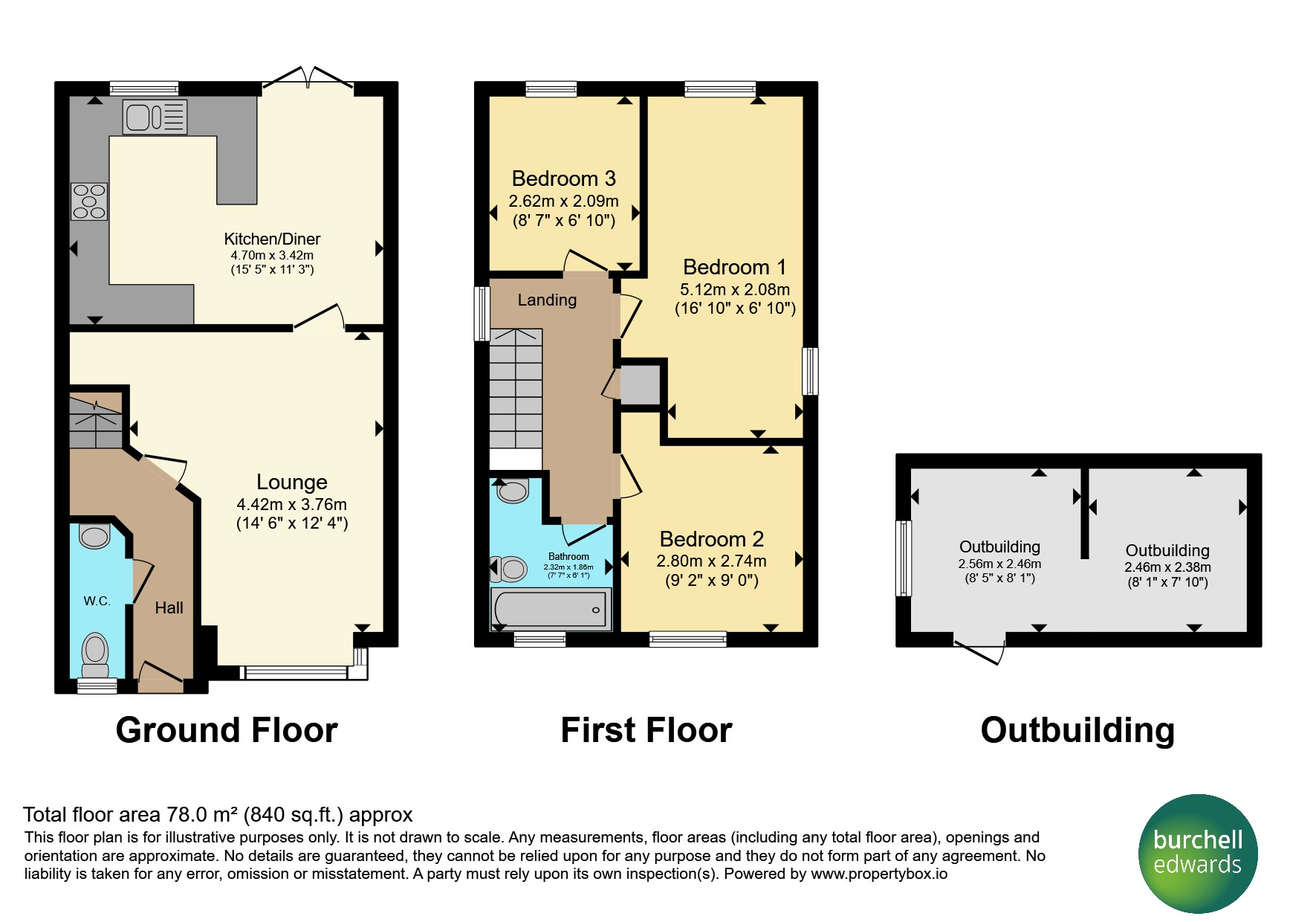 57, Oakham Drive, Nottingham floorplan