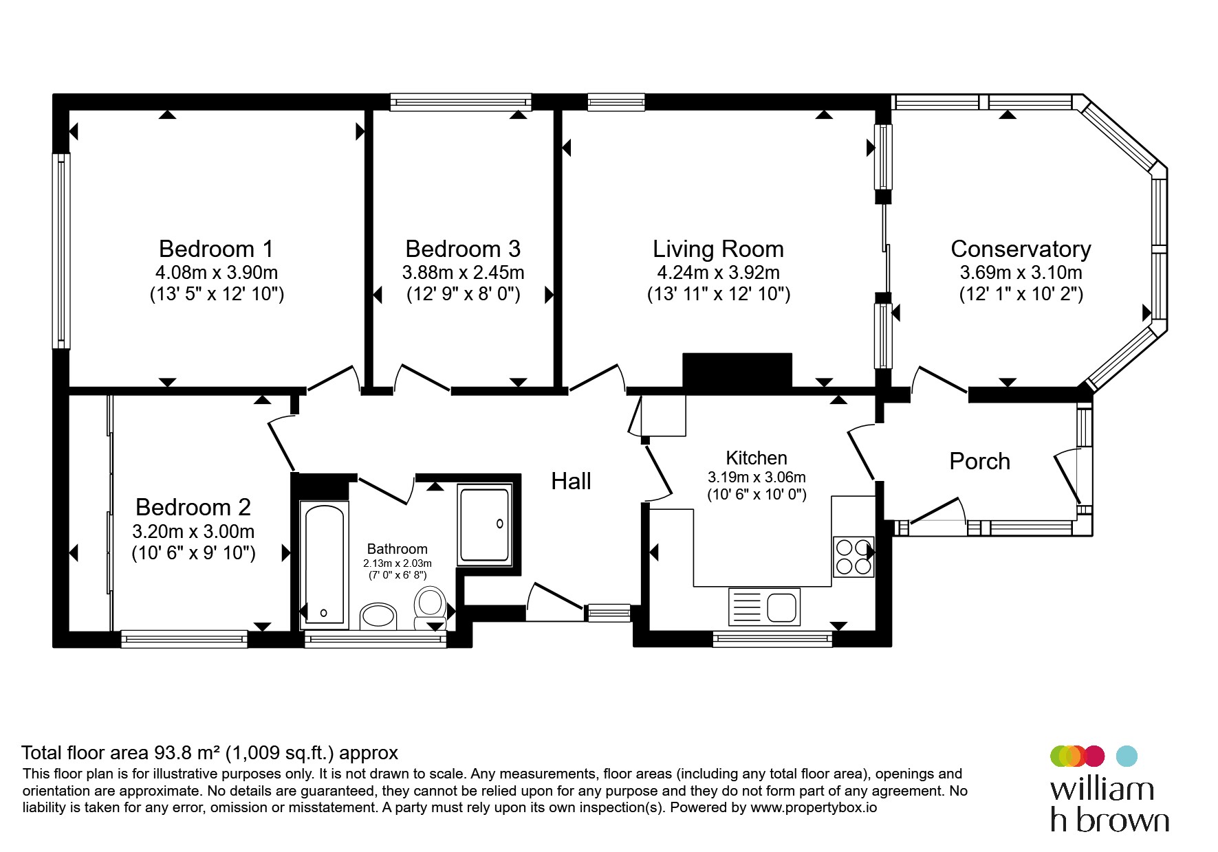 2, Worcester Close, Worksop floorplan