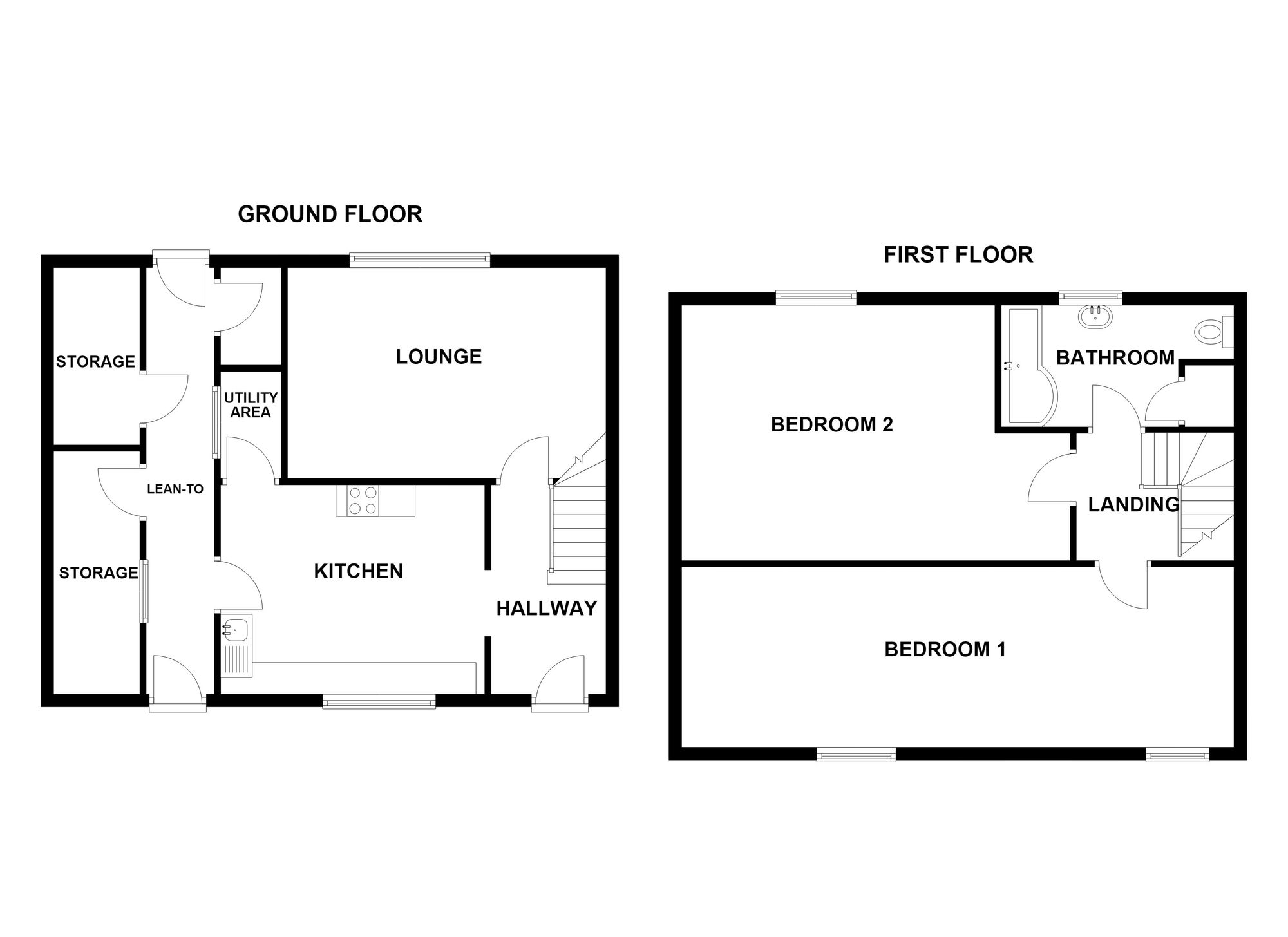 23 Brynawelon, Neath floorplan