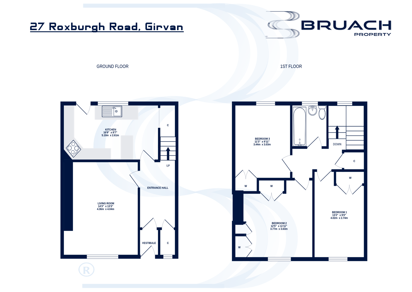 27, Roxburgh Road, Girvan floorplan