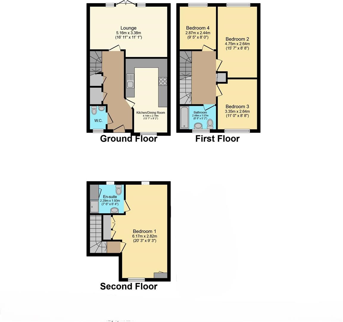 44 Keyham Lane West, Leicester floorplan