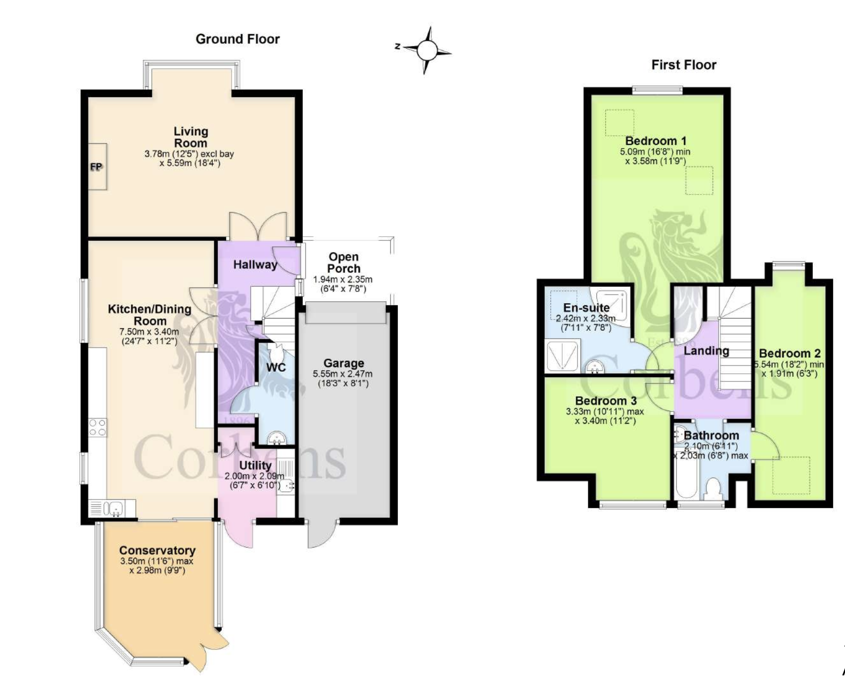 52 Cauldron Barn Road, Swanage floorplan