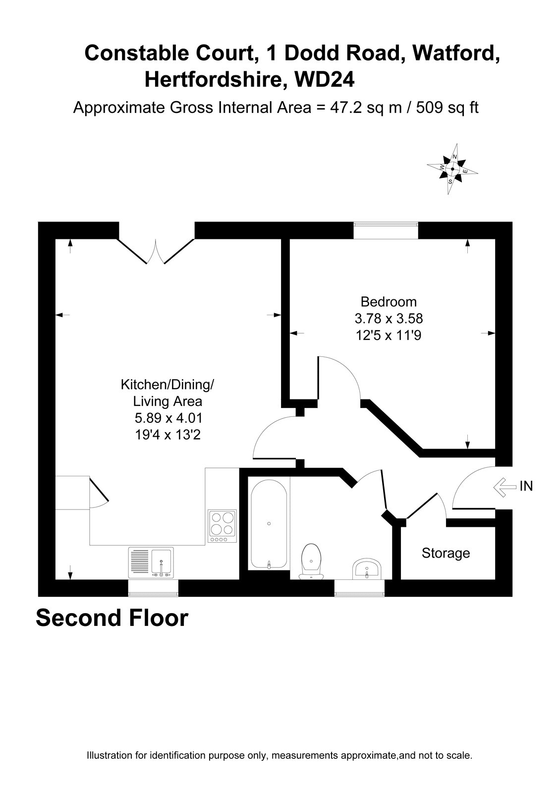 Dodd Road, Hertfordshire floorplan