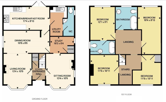Springbank, Poulders Road, Sandwich floorplan