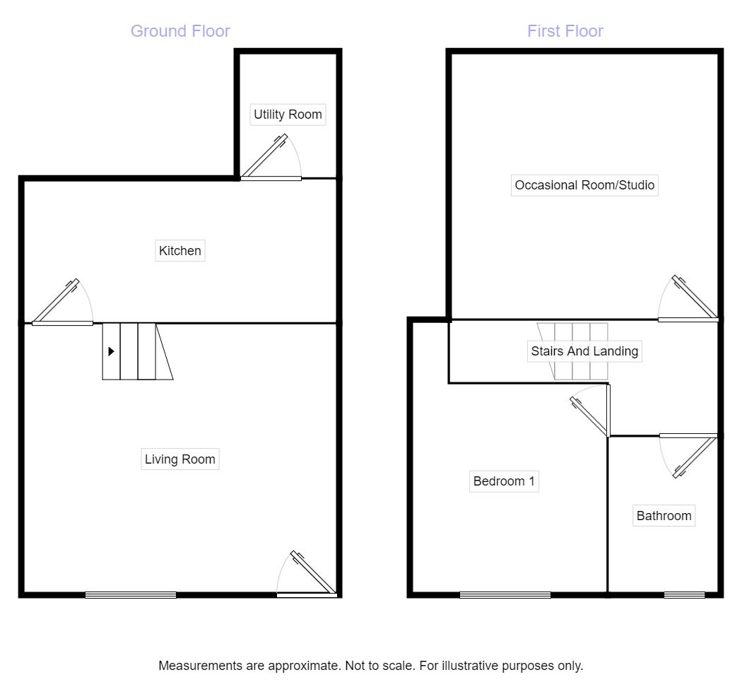 1 Bedrooms Terraced house for sale in Windsor View, Hebden Bridge HX7