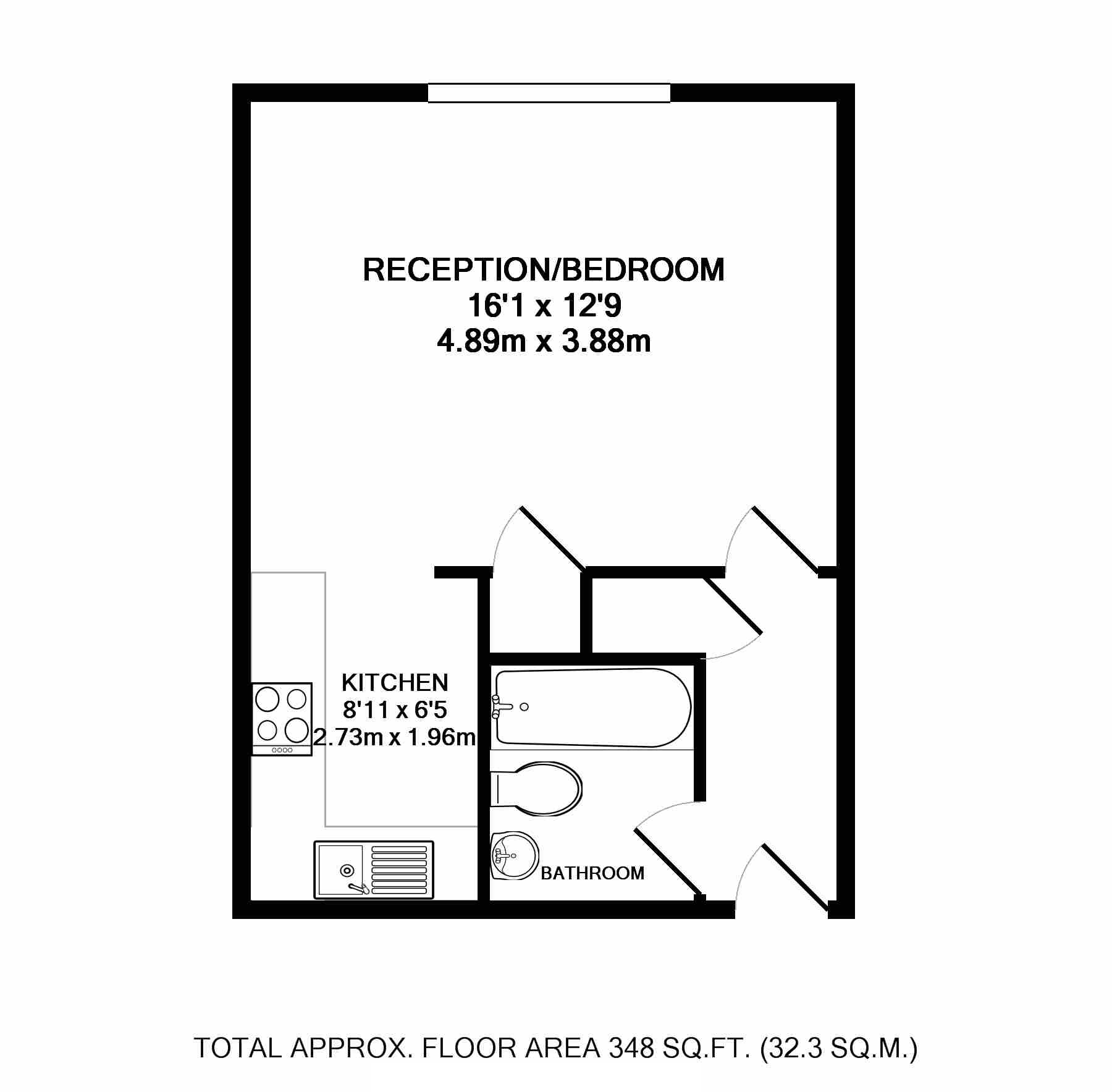 1 Bedrooms Studio for sale in Fairbairn Close, Purley CR8