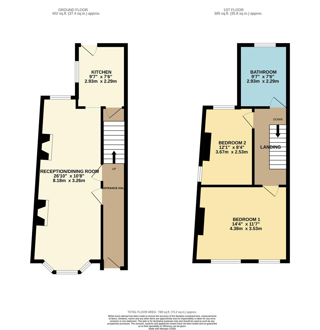 38, Whalley Avenue, Manchester floorplan