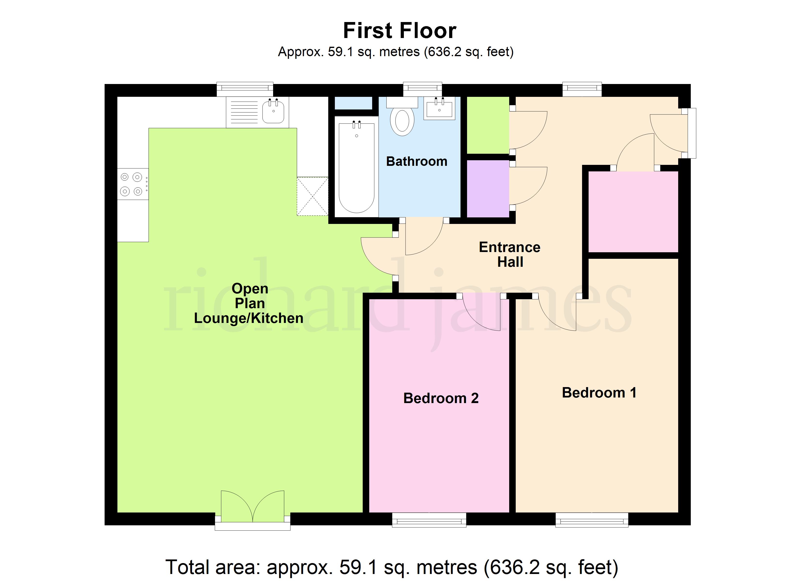 Flat 7, 2, Irthlingborough Road North, Wellingborough floorplan