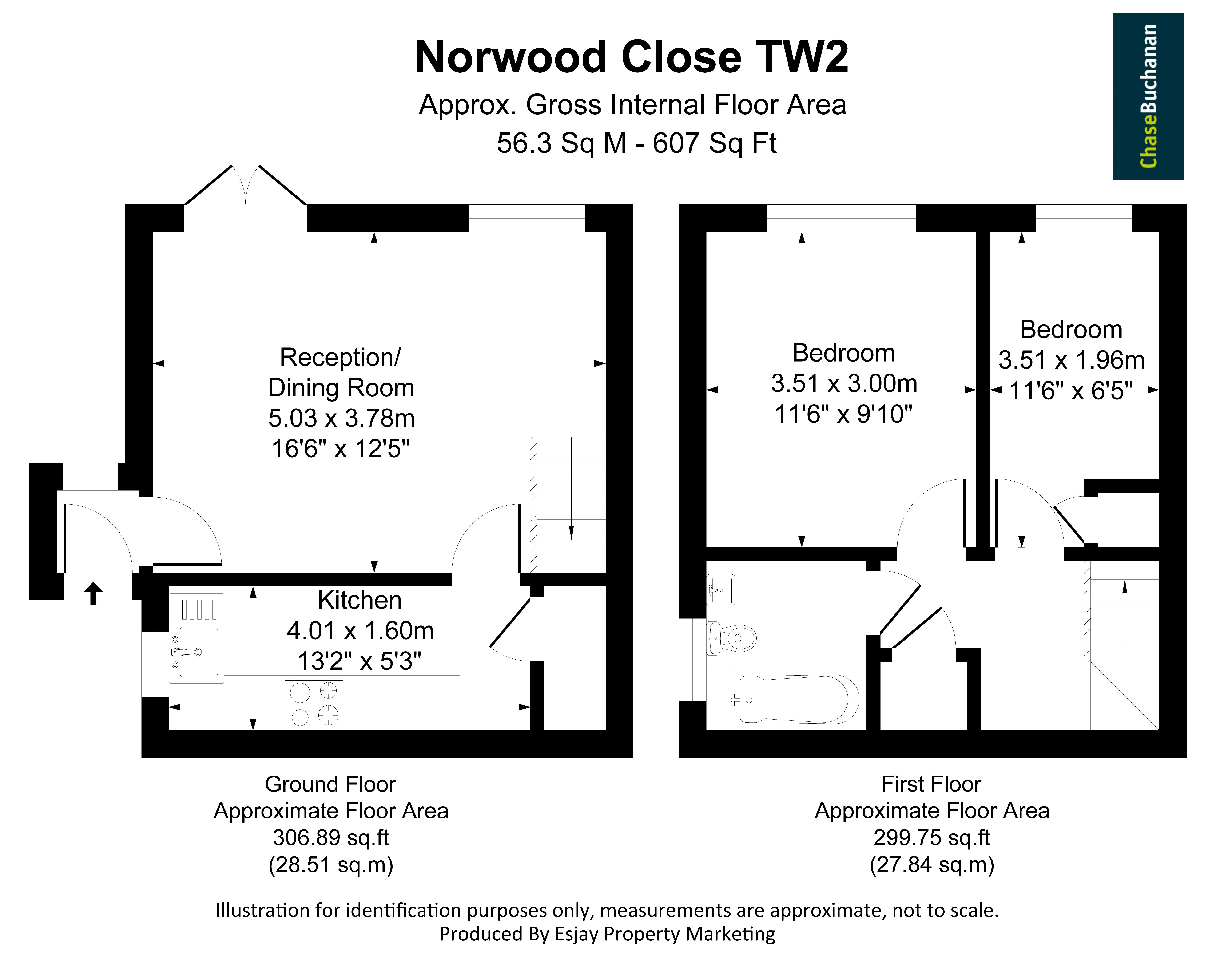 14, Norwood Close, Twickenham floorplan