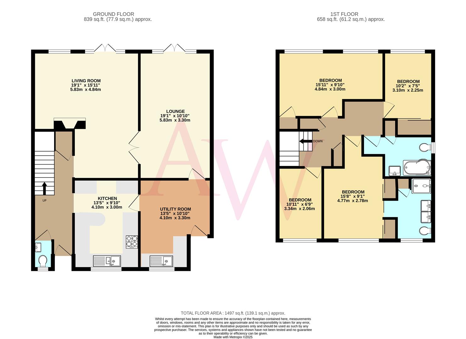 26, Hatherleigh Gardens, Potters Bar floorplan