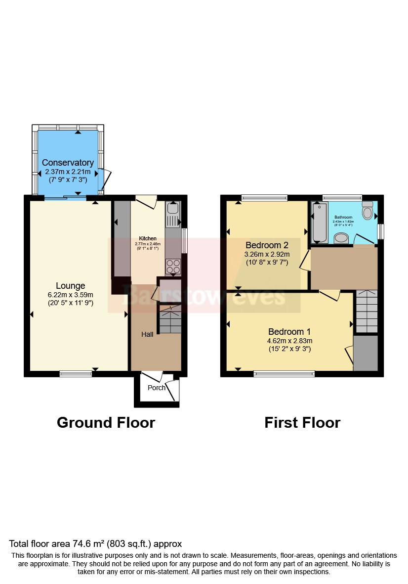 34, Kaye Road, Nottinghamshire floorplan