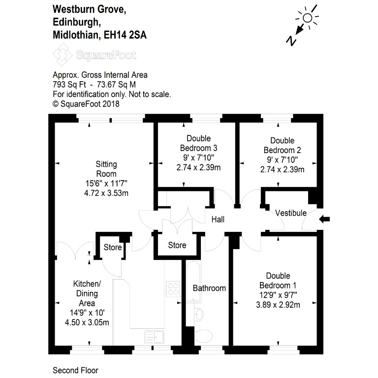 3 Bedrooms Flat to rent in Westburn Grove, Wester Hailes, Edinburgh EH14