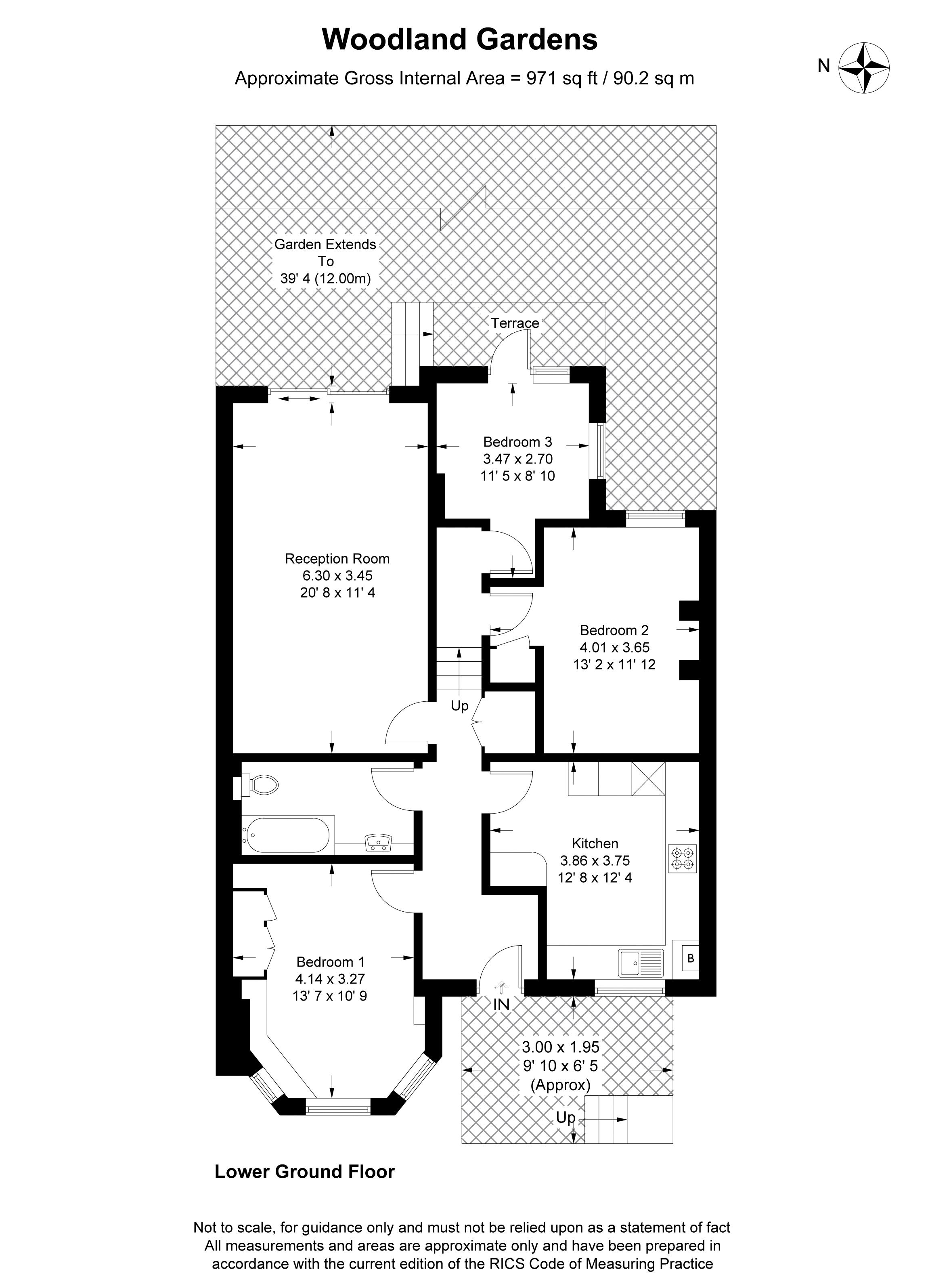 3 Bedrooms Flat for sale in Woodland Gardens, London N10