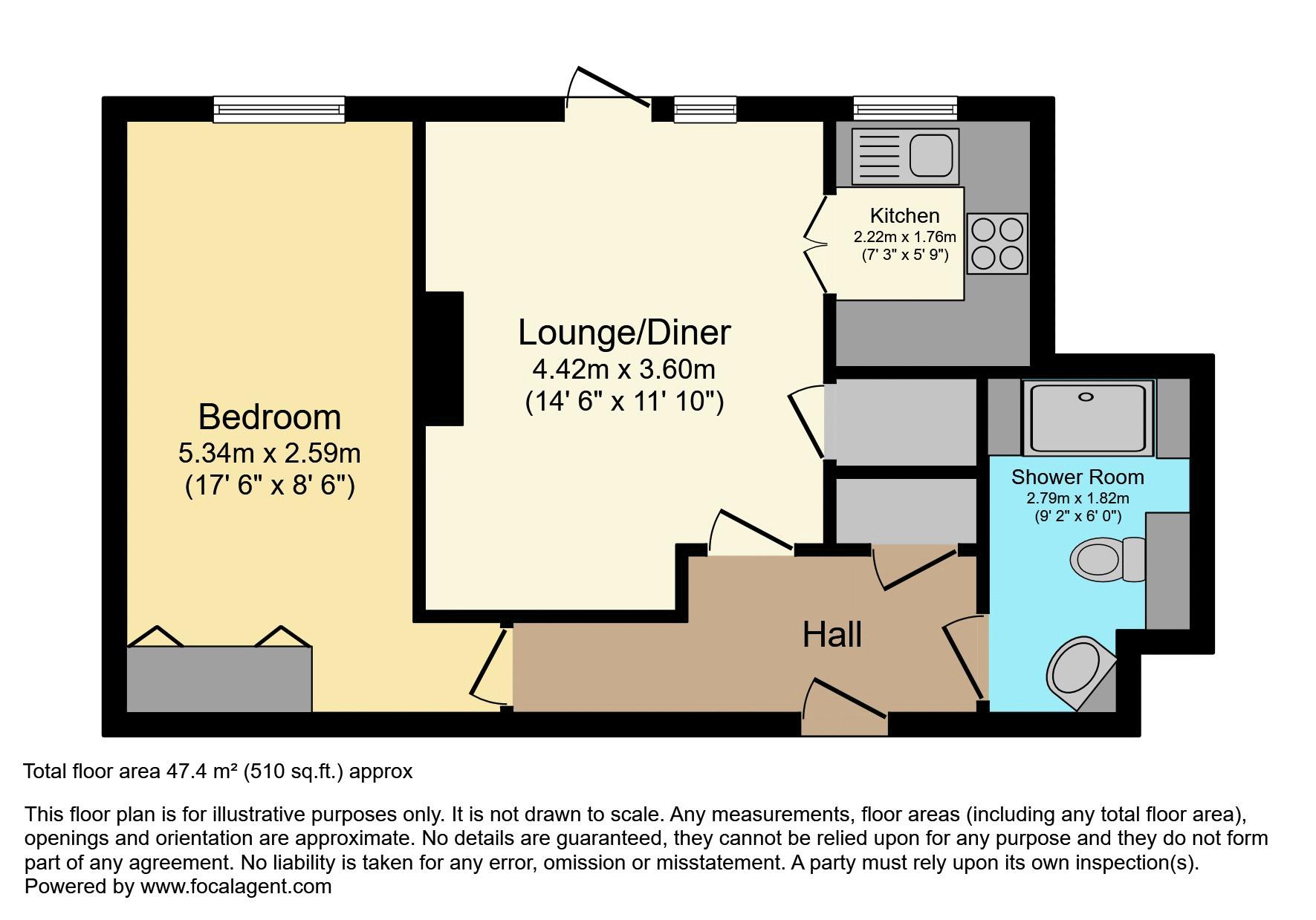 Carousel Court (Exeter), St Thomas floorplan