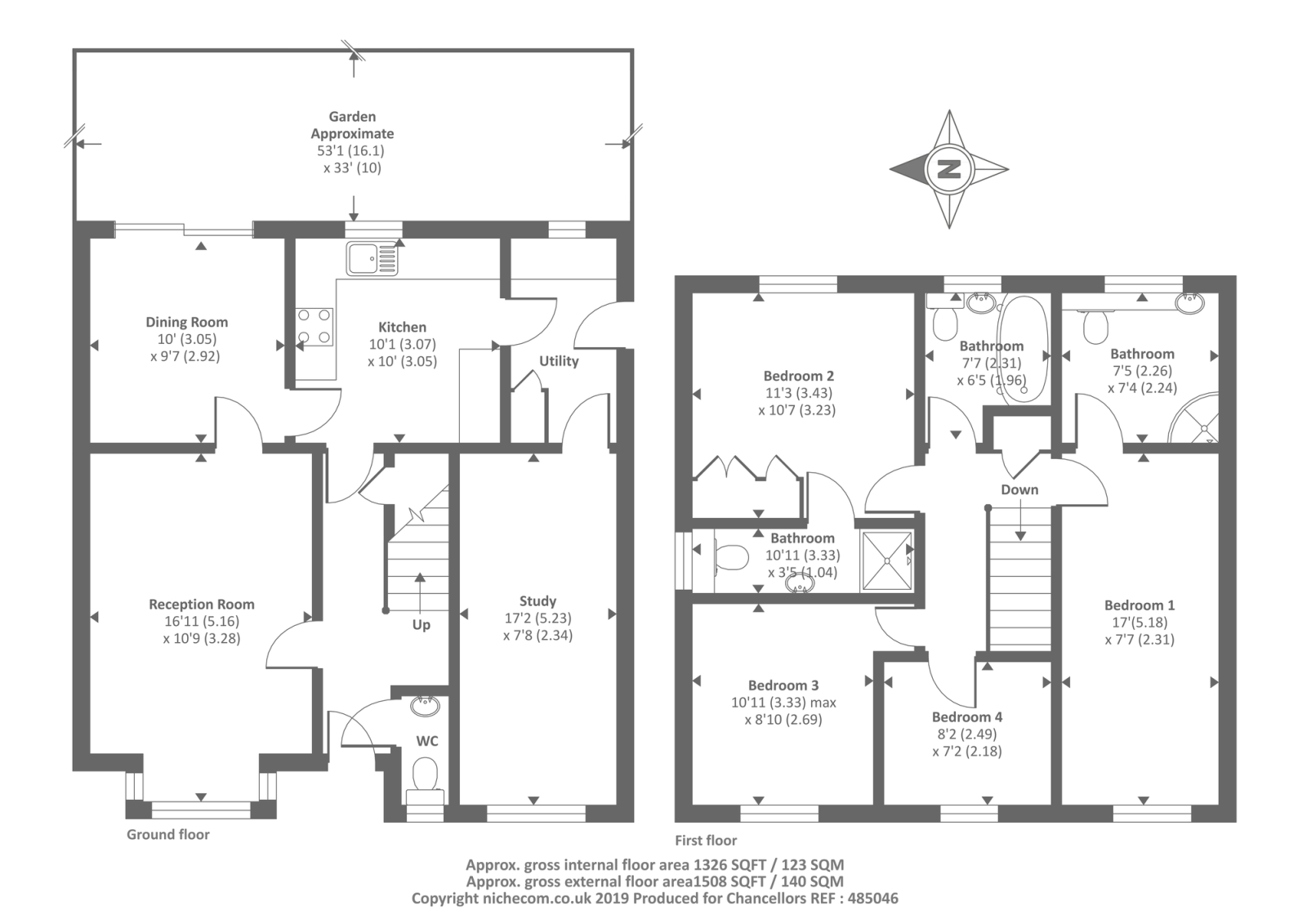 4 Bedrooms Detached house for sale in Powys Grove, Banbury OX16