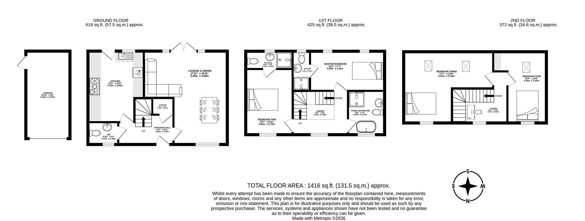 36, Jubilee Road, Preston floorplan
