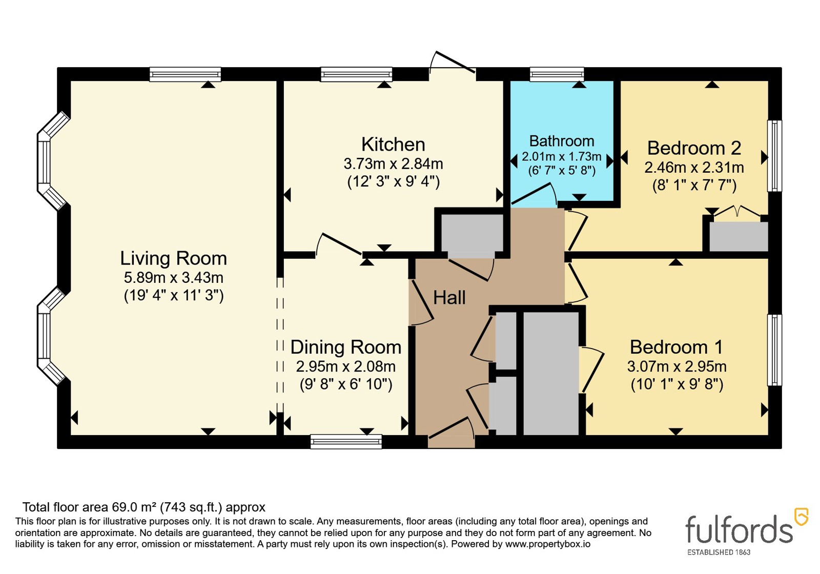 31, The Orchard, Honiton floorplan