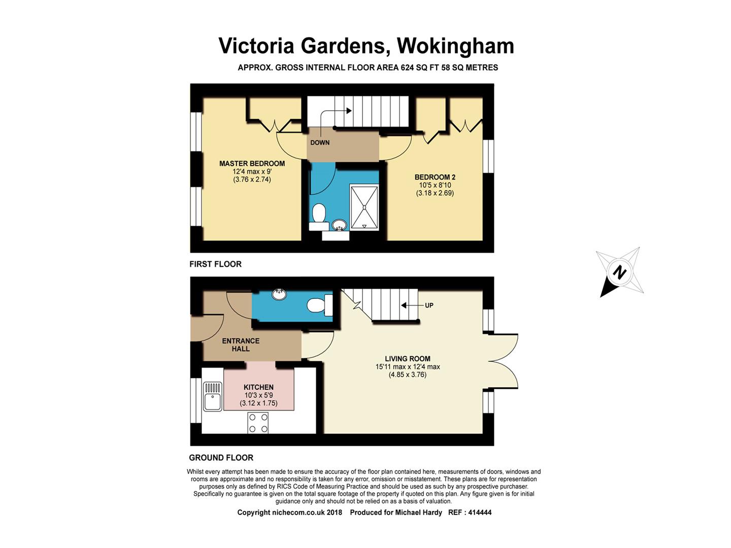 2 Bedrooms Terraced house for sale in Victoria Gardens, Wokingham, Berkshire RG40