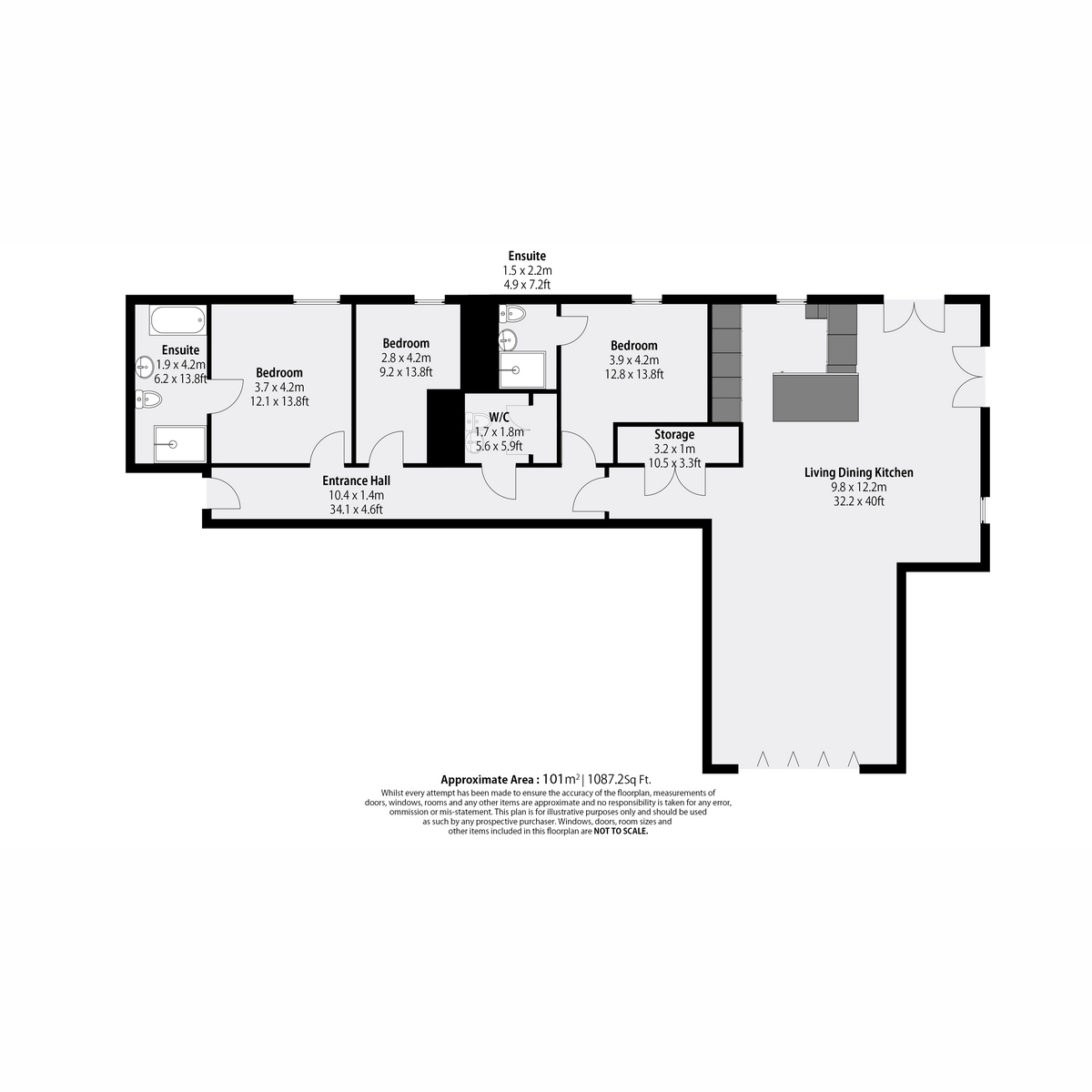 37 Castleward Court, Trinity Walk, Derby floorplan