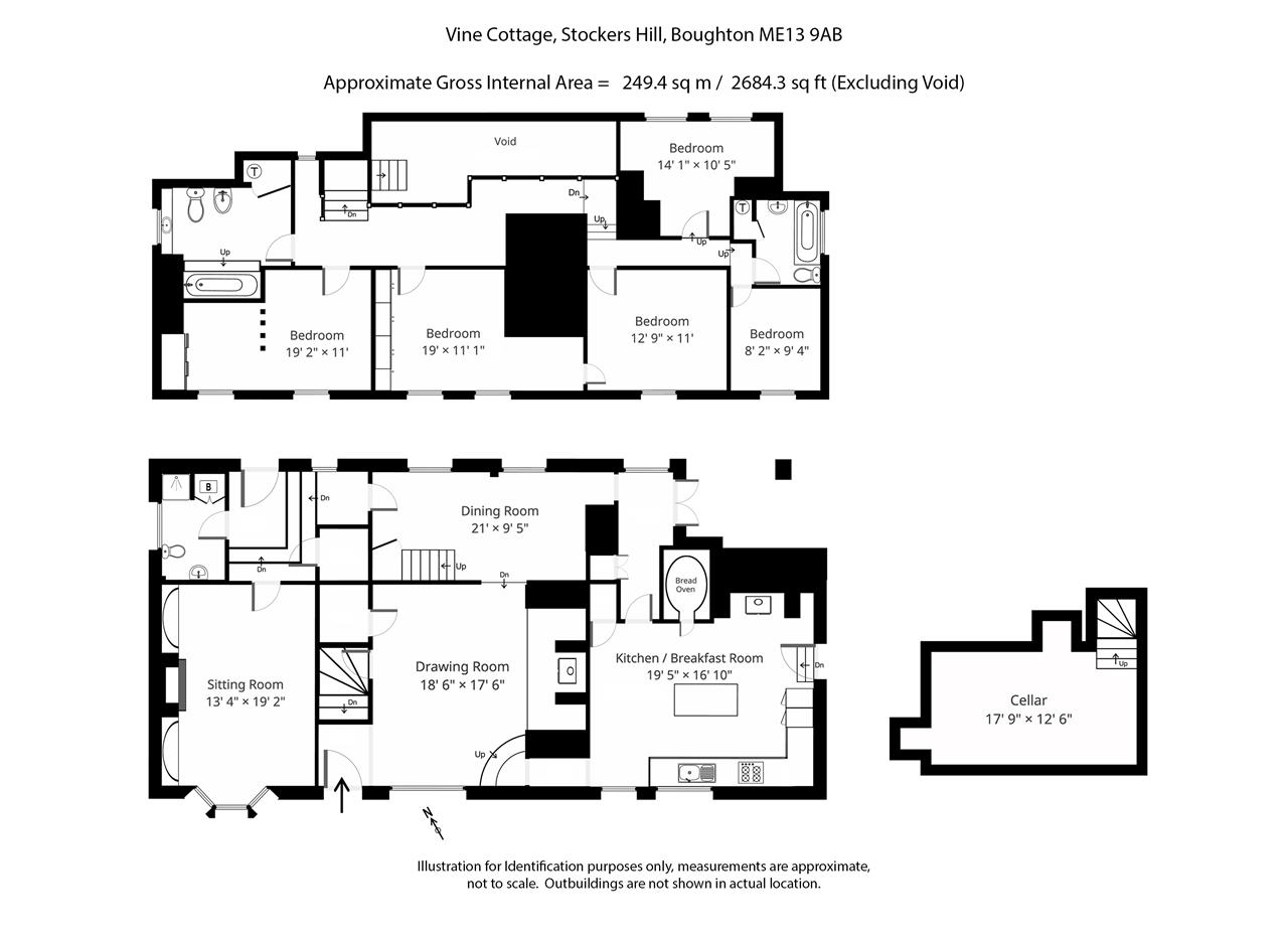 Vine Cottage, Boughton-under-Blean floorplan
