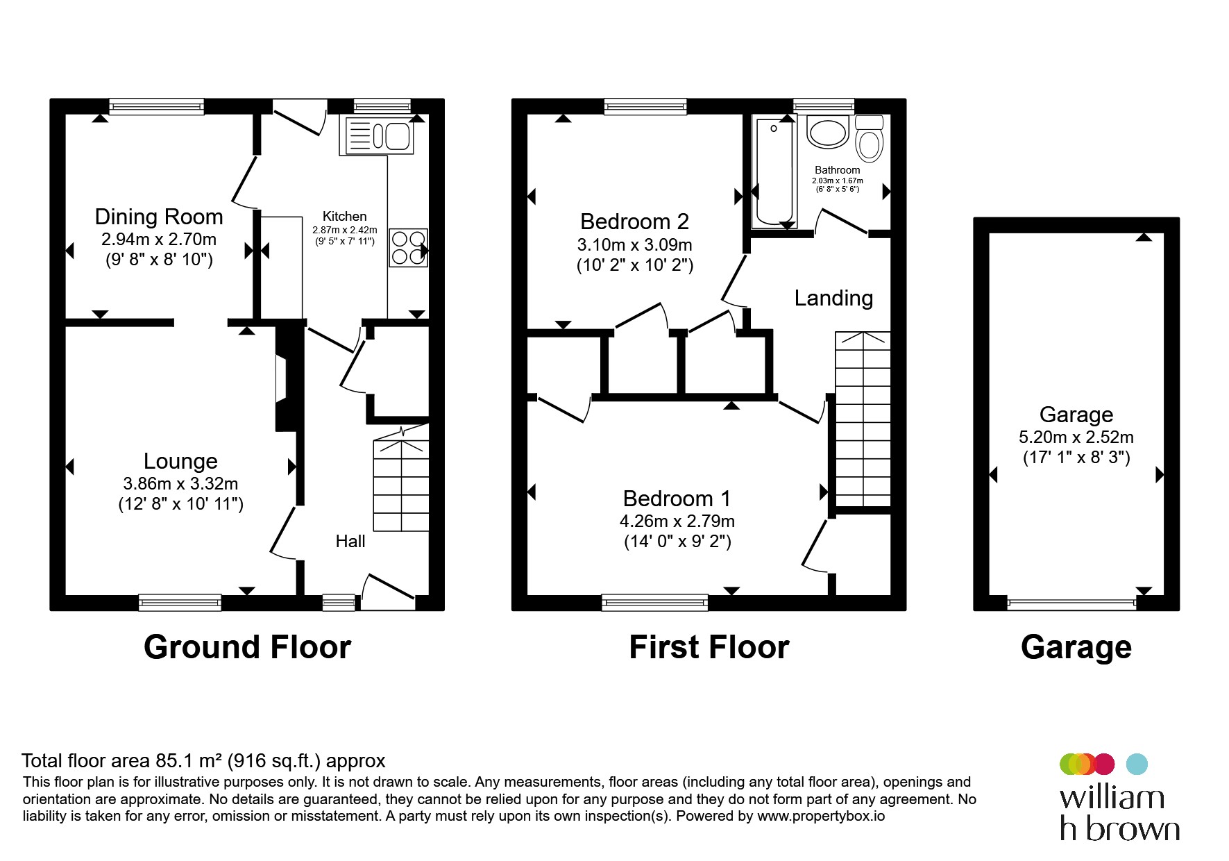 82, Newton Road, Stevenage floorplan