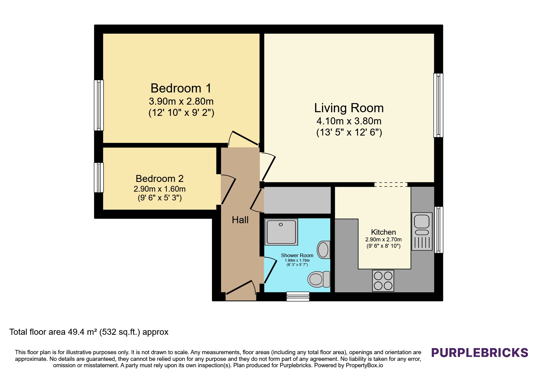 133, Morien Crescent, Pontypridd floorplan
