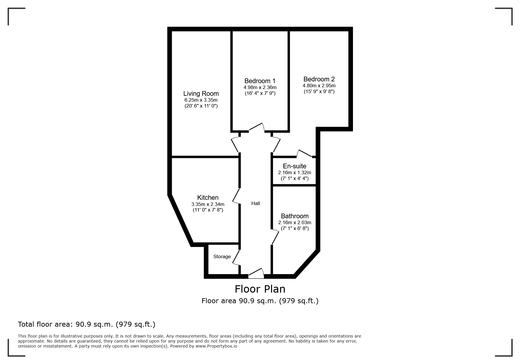 32, Tuscany House, Manchester floorplan