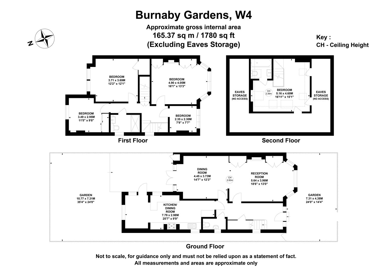 60, Burnaby Gardens, London floorplan
