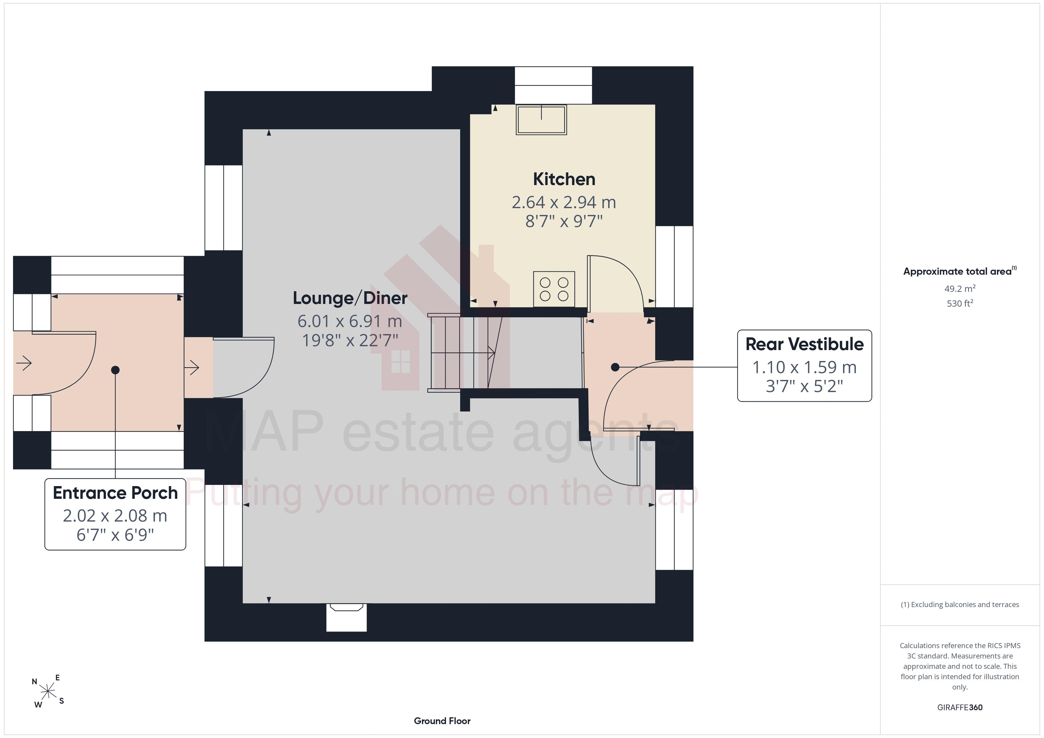 Little Viscar Farmhouse, Helston floorplan