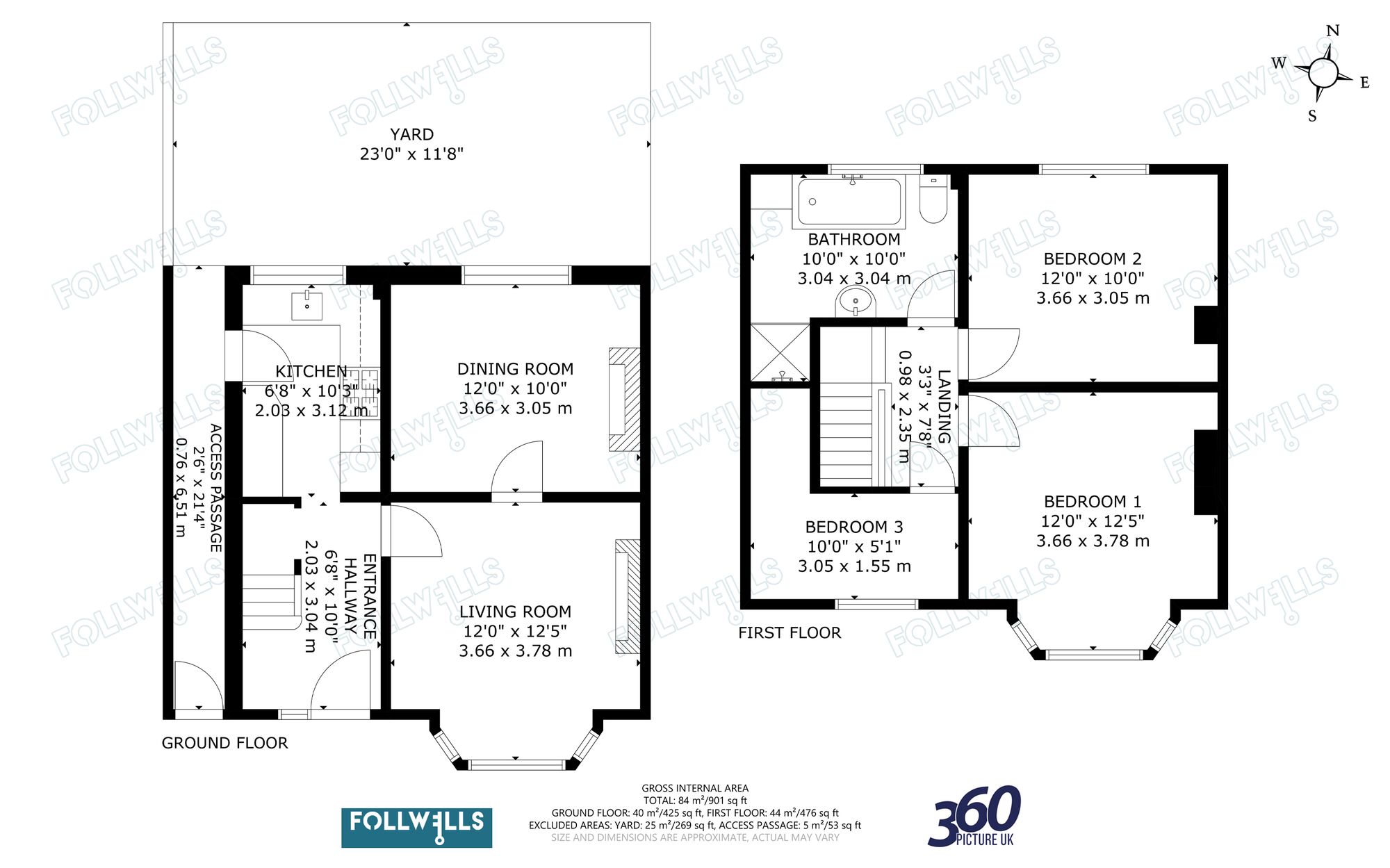 8 Poplar Grove, Newcastle floorplan