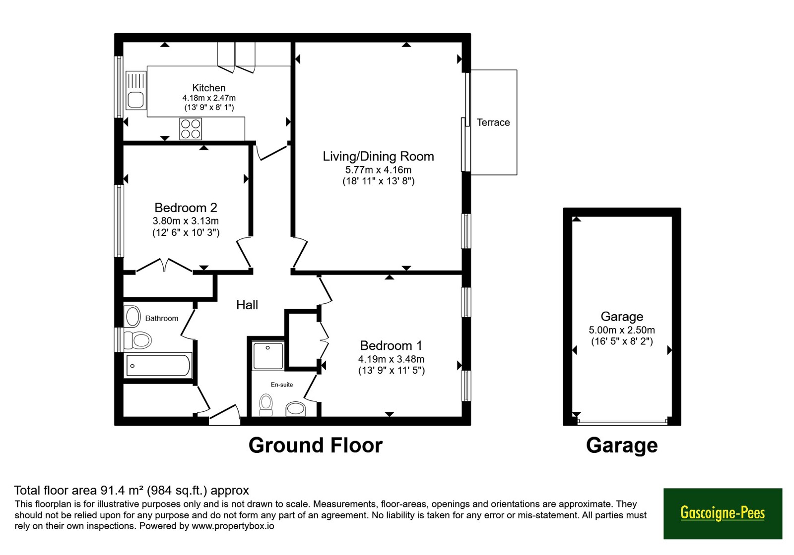 Flat 3 Collingwood Mount, 4, Collingwood Rise, Surrey floorplan