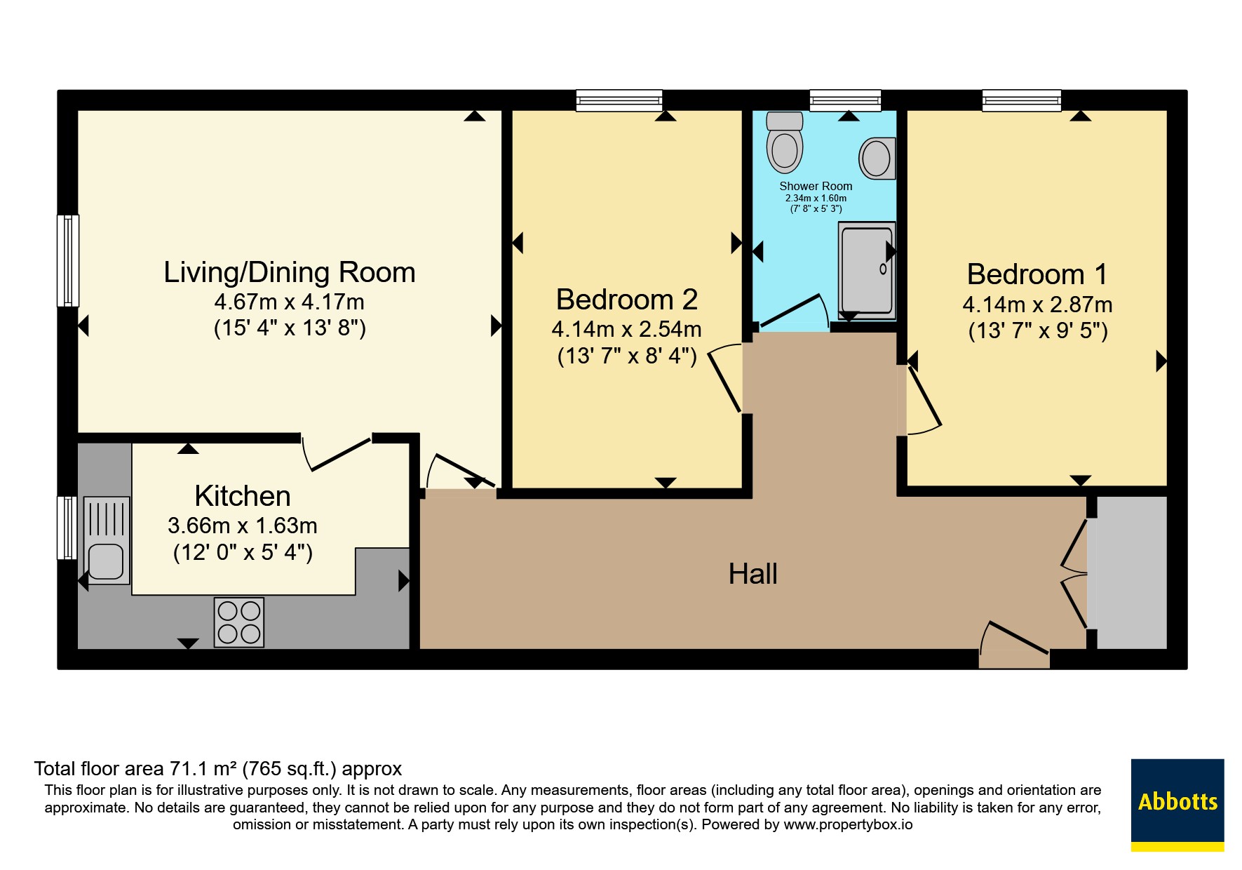 Flat 1, 3, Wood Avens Way, Norfolk floorplan