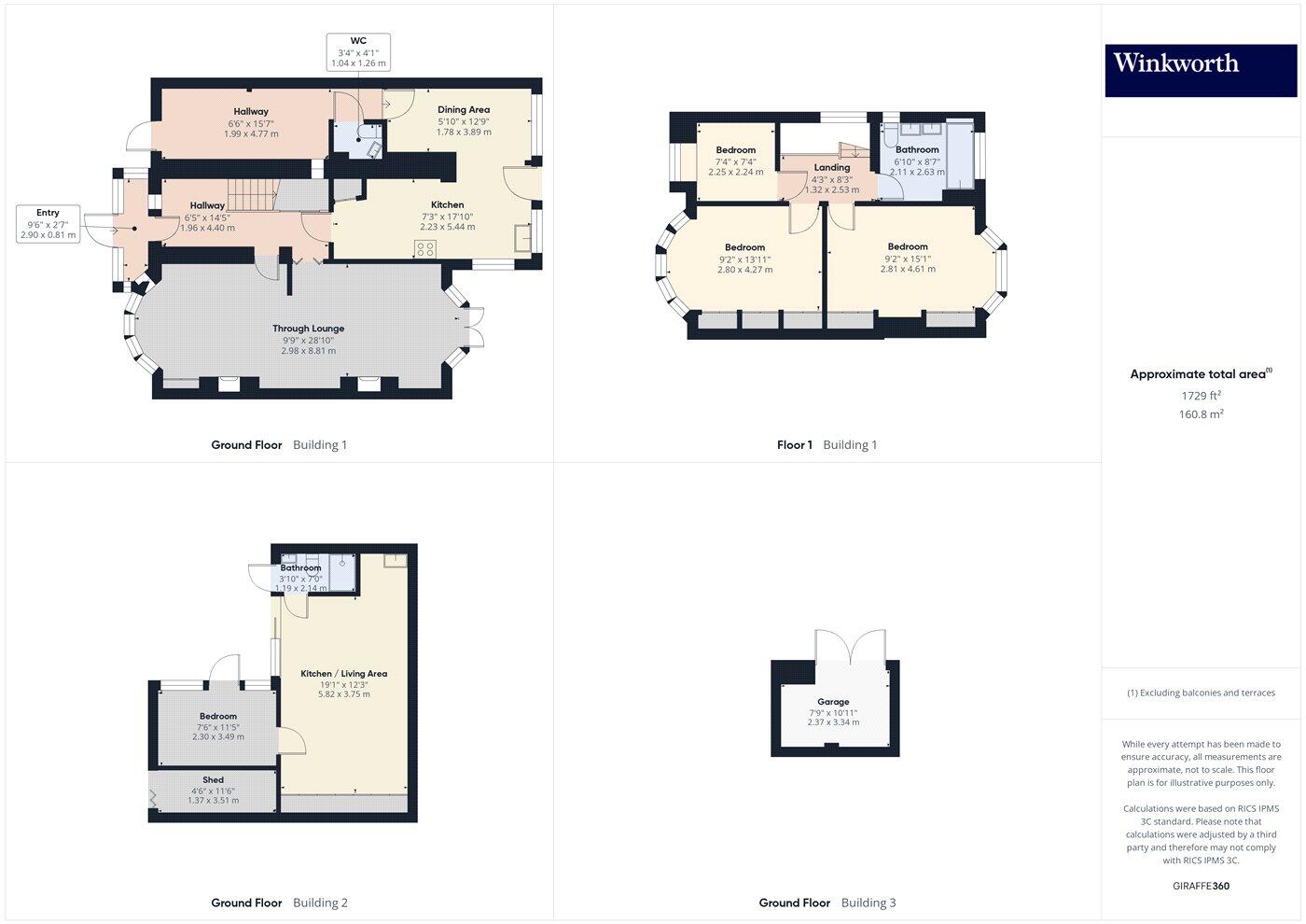 44, Great North Way, London floorplan