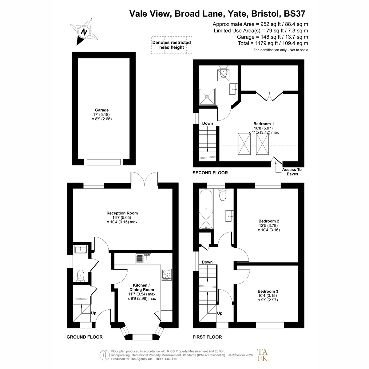 Vale View, Broad Lane, Yate floorplan